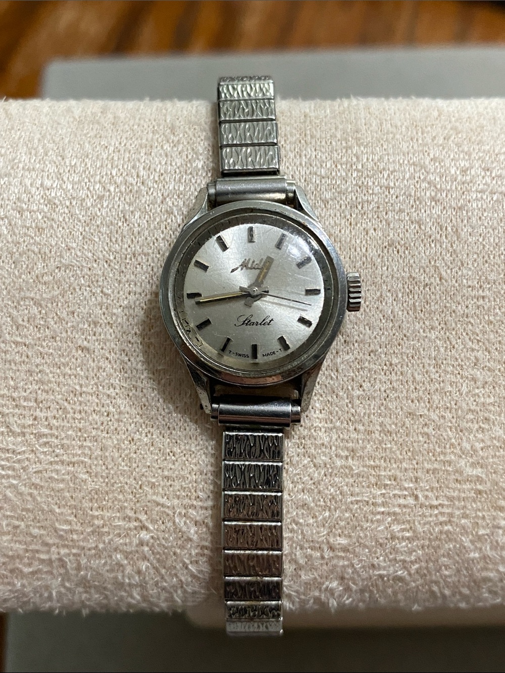 VTG Mido Silver Dial Ladies Stainless Steel Watch